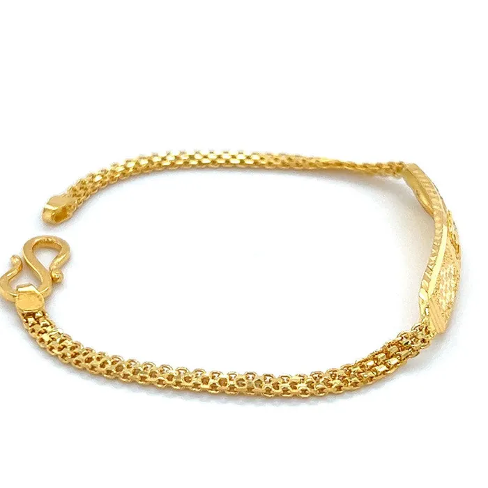 Bracelets 22K Gold Om Baby Bracelet Gold Palace