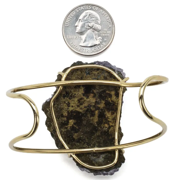 Bracelets Druzy Amethyst Cuff Bracelet Kalifano