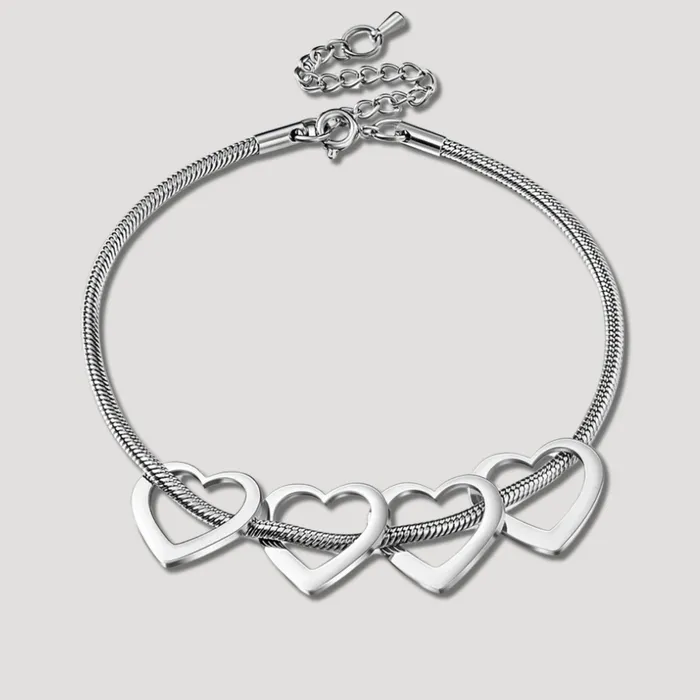 Bracelets Hidden Forever Custom Mother Bracelet with Childrens Name