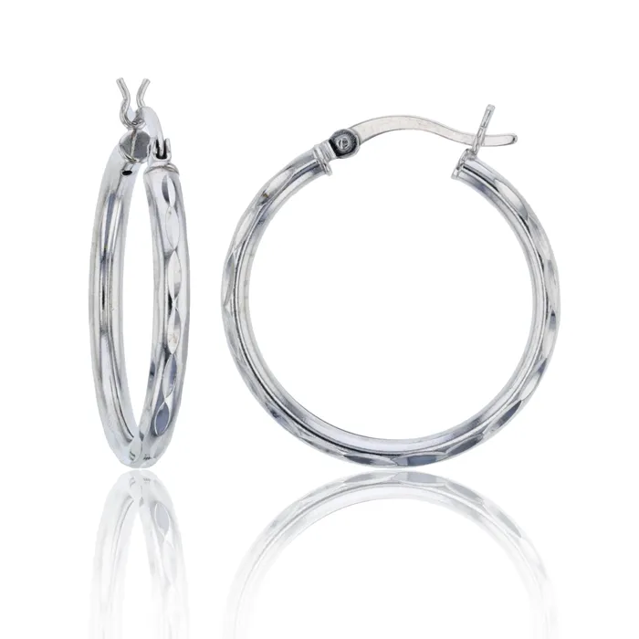 DECADENCE Sterling Silver Diamond Cut Polished Basic Hoop Earrings for Women Round Hoop Earrings Secure Snap Bar Closure Shiny Classic Earrings 10mm70mm Silver Earrings DECADENCE Sterling Silver Diamond Cut Polished Basic Hoop Earrings for Women Round Hoop Earrings Secure Snap Bar Closure Shiny Classic Earrings 10mm70mm Silver Earrings