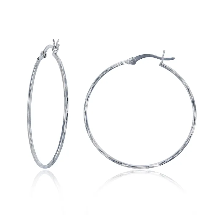 DECADENCE Sterling Silver Diamond Cut Polished Basic Hoop Earrings for Women Round Hoop Earrings Secure Snap Bar Closure Shiny Classic Earrings 10mm70mm Silver Earrings DECADENCE Sterling Silver Diamond Cut Polished Basic Hoop Earrings for Women Round Hoop Earrings Secure Snap Bar Closure Shiny Classic Earrings 10mm70mm Silver Earrings