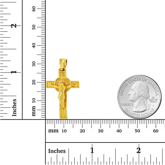 DecadenceJewelry Necklaces 14K Yellow Gold Cross Pendant