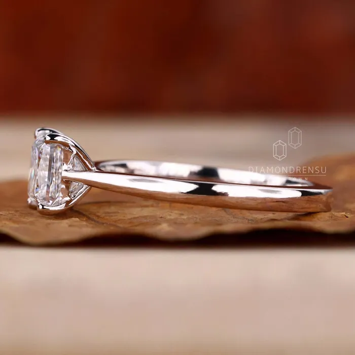 Diamondrensu 10 CT Princess Cut Lab Grown Diamond Solitaire Engagement Ring Rings Diamondrensu 10 CT Princess Cut Lab Grown Diamond Solitaire Engagement Ring Rings