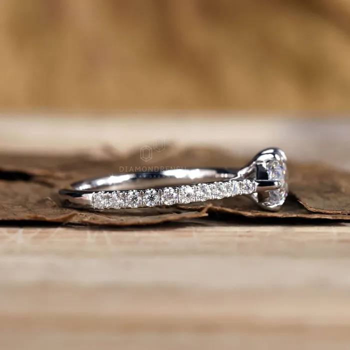 Diamondrensu 1 CT Marquise Cut Lab Grown Diamond Engagement Ring IGI Certified Diamond Rings