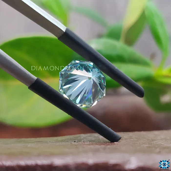 Diamondrensu Rings 281 CT Octagon Shape Loose Moissanite for Women Engagement Ring Diamondrensu Rings 281 CT Octagon Shape Loose Moissanite for Women Engagement Ring