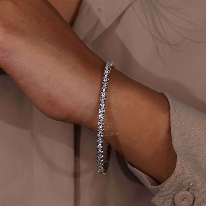 Diamondrensu Rings Round Brilliant Cut Lab Grown Diamond Bangle Diamondrensu Rings Round Brilliant Cut Lab Grown Diamond Bangle