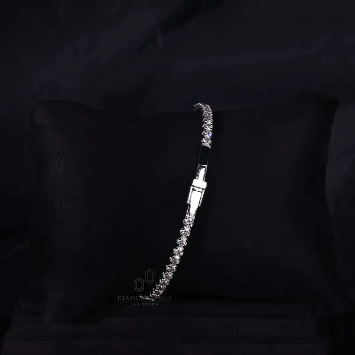 Diamondrensu Rings Round Brilliant Cut Lab Grown Diamond Bangle Diamondrensu Rings Round Brilliant Cut Lab Grown Diamond Bangle