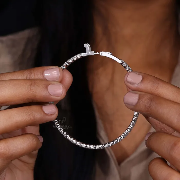 Diamondrensu Rings Round Brilliant Cut Lab Grown Diamond Bangle Diamondrensu Rings Round Brilliant Cut Lab Grown Diamond Bangle