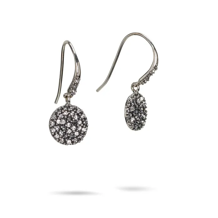 Earrings Cosmos Disc Earring Sterling Silver Waxing Poetic