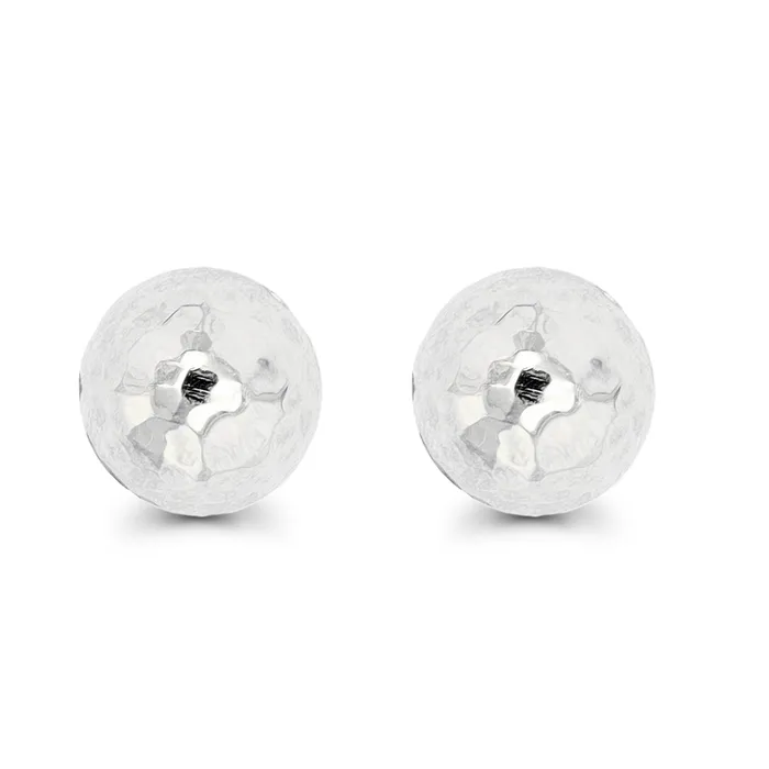Earrings DecadenceJewelry 14K Gold 10MM DC Half Ball Stud Earrings