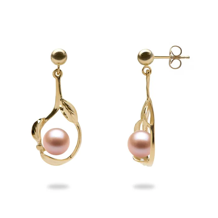 Earrings PickAPearl Pick A Pearl Maile Earrings in Gold