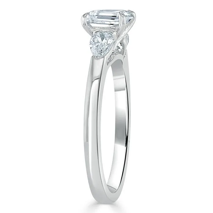 Flawless Moissanite Rings Cushion Cut Moissanite 3 Stone Engagement Ring Flawless Moissanite Rings Cushion Cut Moissanite 3 Stone Engagement Ring