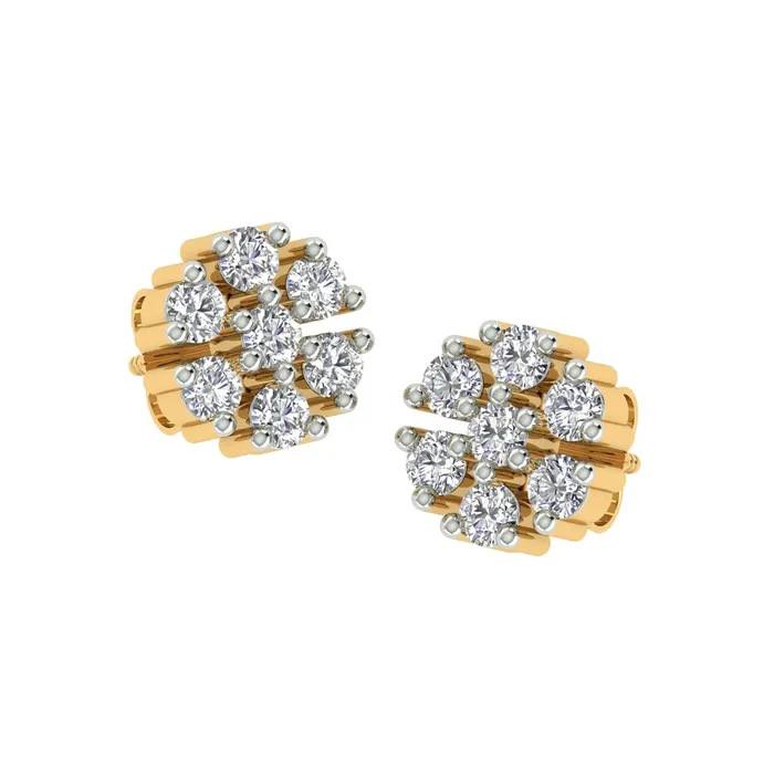 Gold Palace PreStyled Sets 18k Yellow Gold and Diamond Stud with gold weight of 216g Gold Palace PreStyled Sets 18k Yellow Gold and Diamond Stud with gold weight of 216g