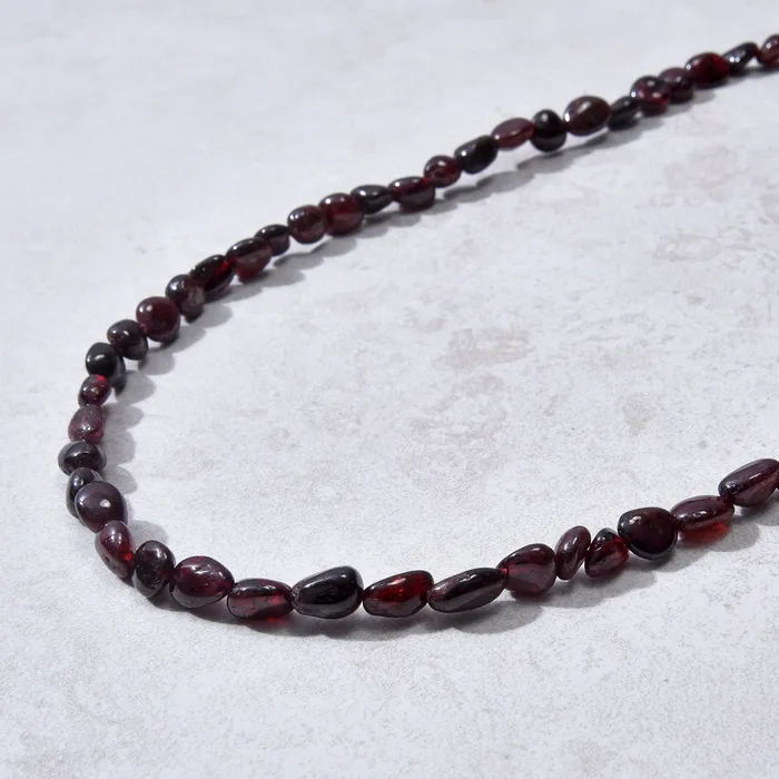 KALIFANO Bracelets 8mm Garnet 30 Necklace Multi wrap Bracelet