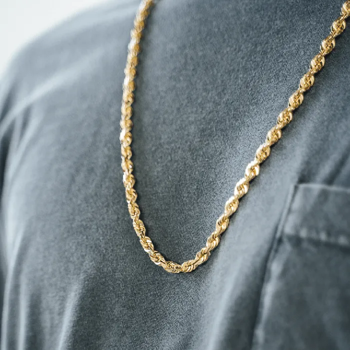 Lirys Jewelry Rings Gold Diamond Cut Rope Chains