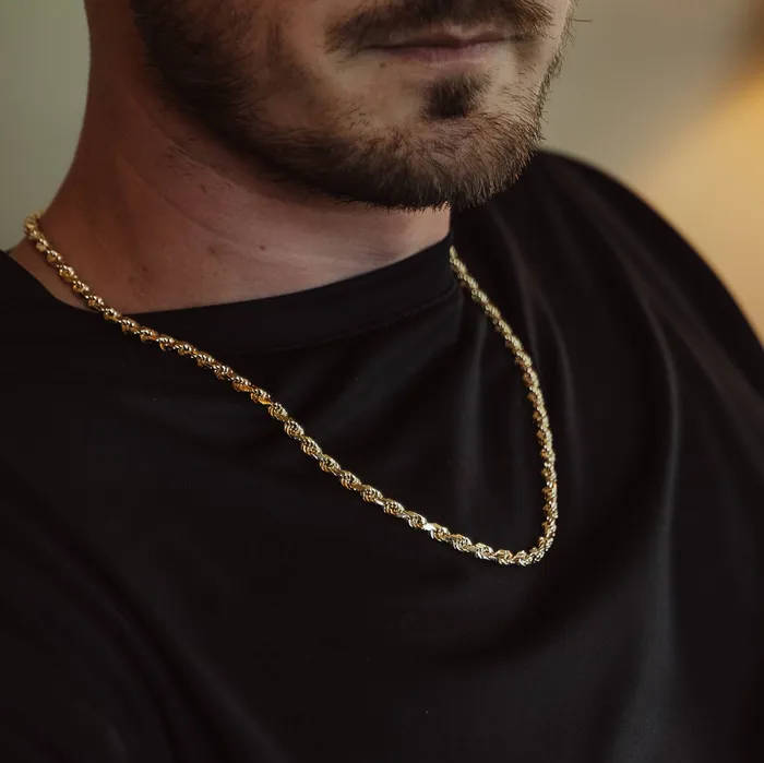 Lirys Jewelry Rings Gold Diamond Cut Rope Chains
