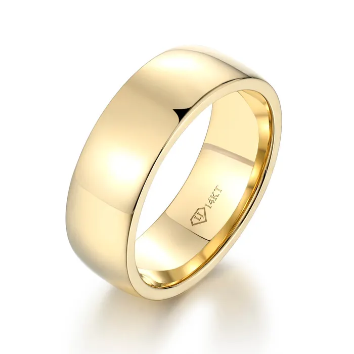 LJ Rings 77mm Mens Classic Wedding Band
