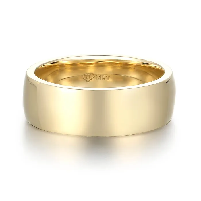 LJ Rings 77mm Mens Classic Wedding Band