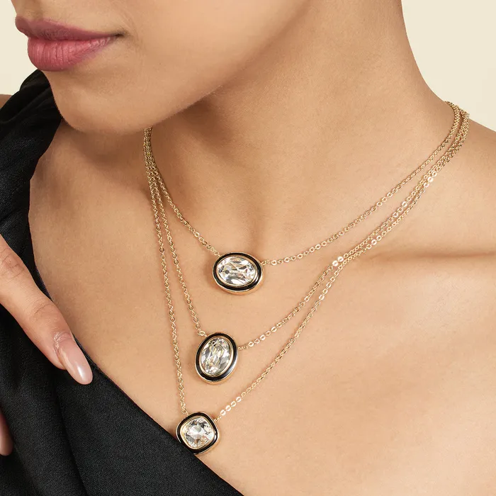 Necklaces BlingThingsFeb25 Oceanus ThreeLayered Necklace