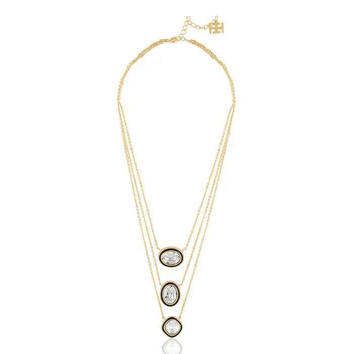 Necklaces BlingThingsFeb25 Oceanus ThreeLayered Necklace Necklaces BlingThingsFeb25 Oceanus ThreeLayered Necklace