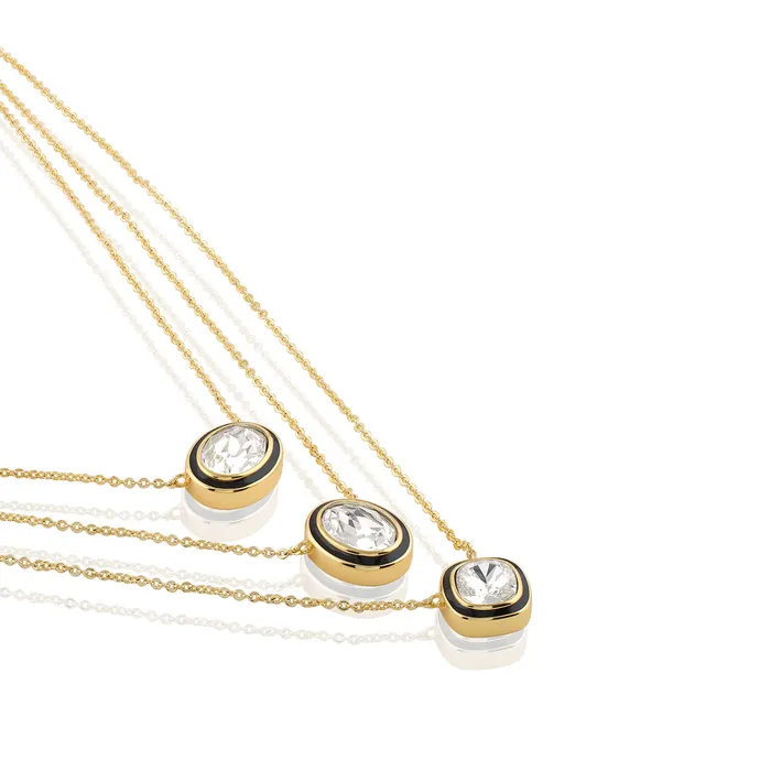 Necklaces BlingThingsFeb25 Oceanus ThreeLayered Necklace Necklaces BlingThingsFeb25 Oceanus ThreeLayered Necklace