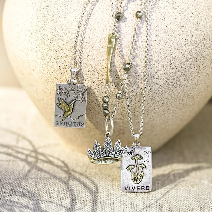 Necklaces Spiritus Charta Necklace Spirit 16 Waxing Poetic