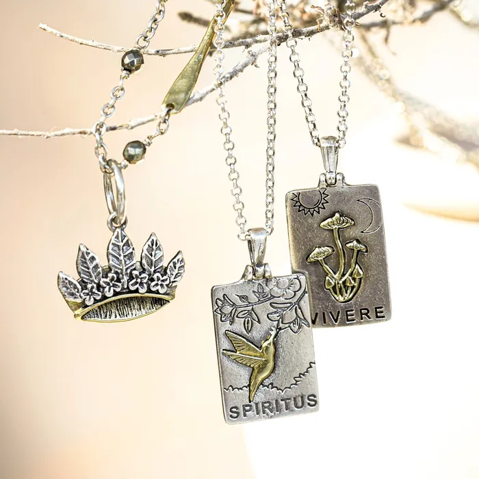 Necklaces Spiritus Charta Necklace Spirit 16 Waxing Poetic