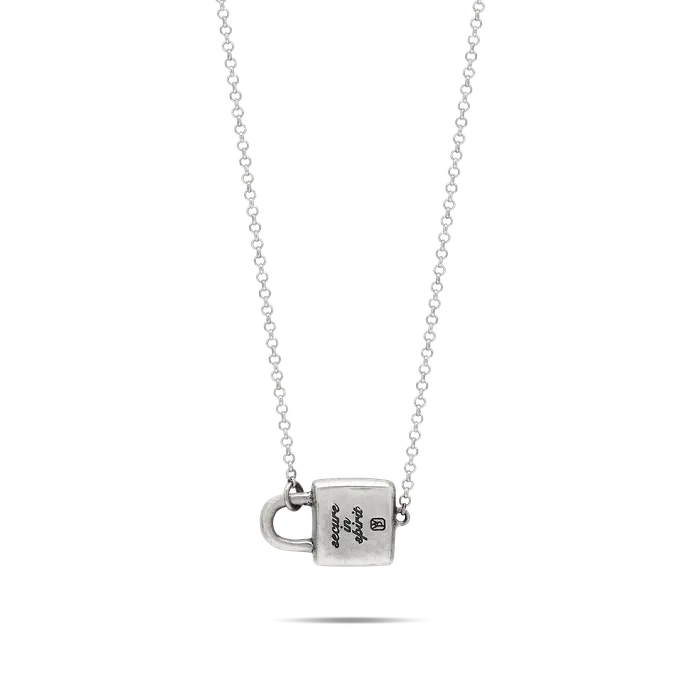 Necklaces Waxing Poetic Spirit Lock Necklace