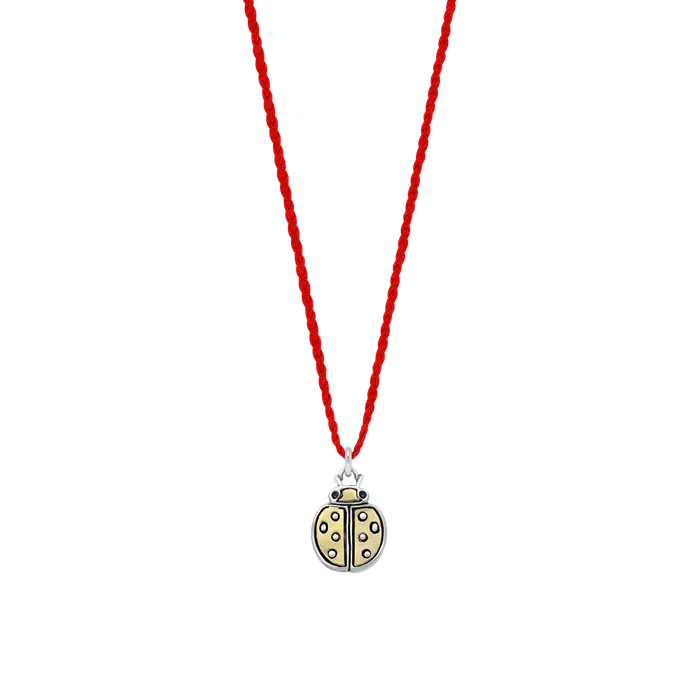 Necklaces Waxing Poetic Spirit Strings Necklace Ladybug