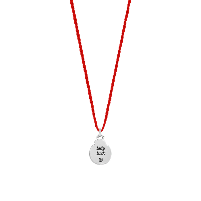 Necklaces Waxing Poetic Spirit Strings Necklace Ladybug