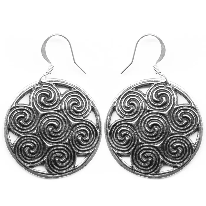 Oberon Design Earrings Celtic Spiral Earrings