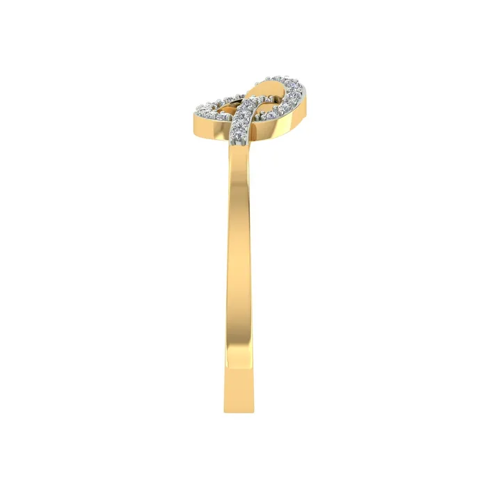 Rings 18k Yellow Gold and Diamond Fancy Ring in size and total gold weight of 187g Gold Palace