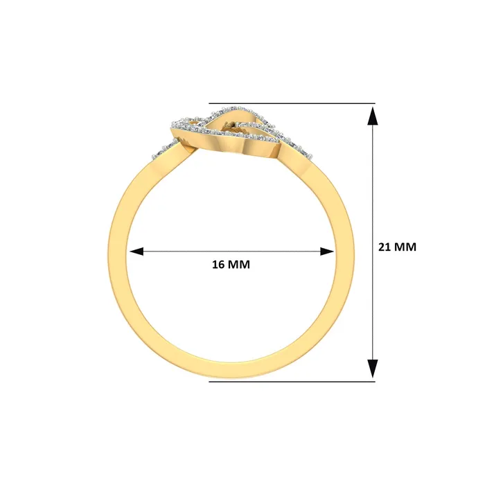 Rings 18k Yellow Gold and Diamond Fancy Ring in size and total gold weight of 187g Gold Palace