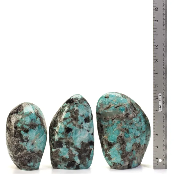 Rings Amazonite Freeform Cut Base 6 1800g Kalifano