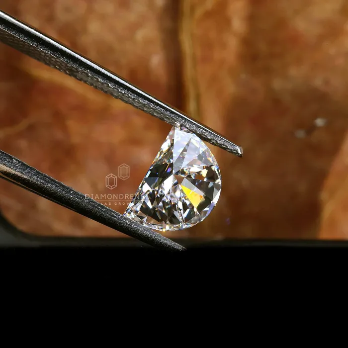 Rings Diamondrensu Half Moon Cut Lab Grown Diamond 1 Carat Diamond Rings Diamondrensu Half Moon Cut Lab Grown Diamond 1 Carat Diamond