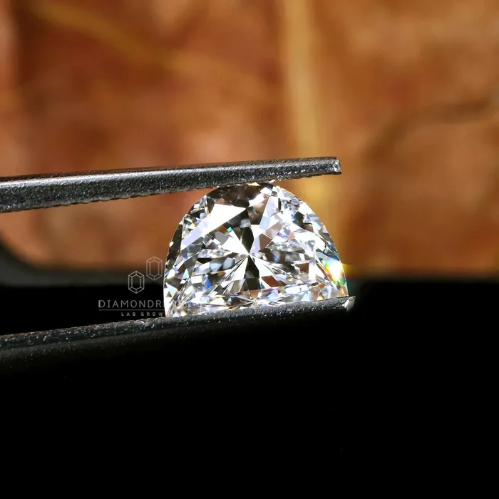 Rings Diamondrensu Half Moon Cut Lab Grown Diamond 1 Carat Diamond Rings Diamondrensu Half Moon Cut Lab Grown Diamond 1 Carat Diamond