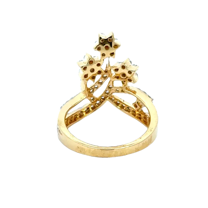 Rings Gold Palace 18k Yellow Gold and Diamond Fancy Ring in size 55 and total gold weight of 473g