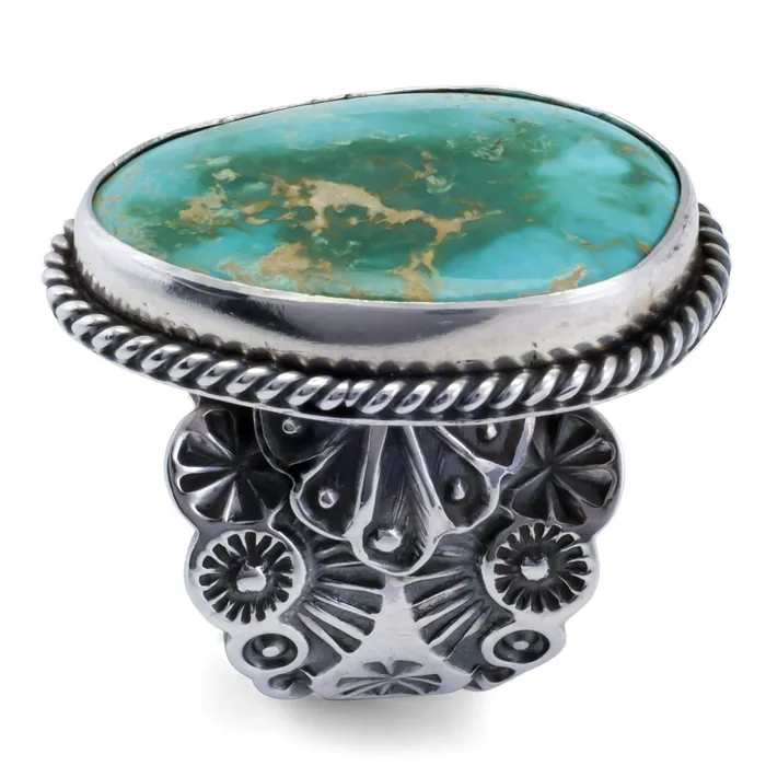 Rings Kalifano Sunshine Reeves Royston Native American Made 925 Sterling Silver Ring
