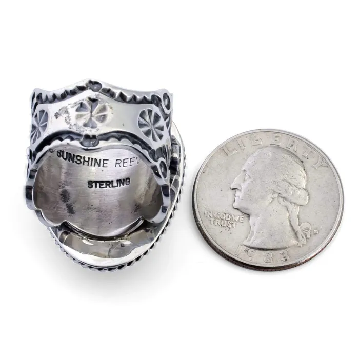 Rings Kalifano Sunshine Reeves Royston Native American Made 925 Sterling Silver Ring
