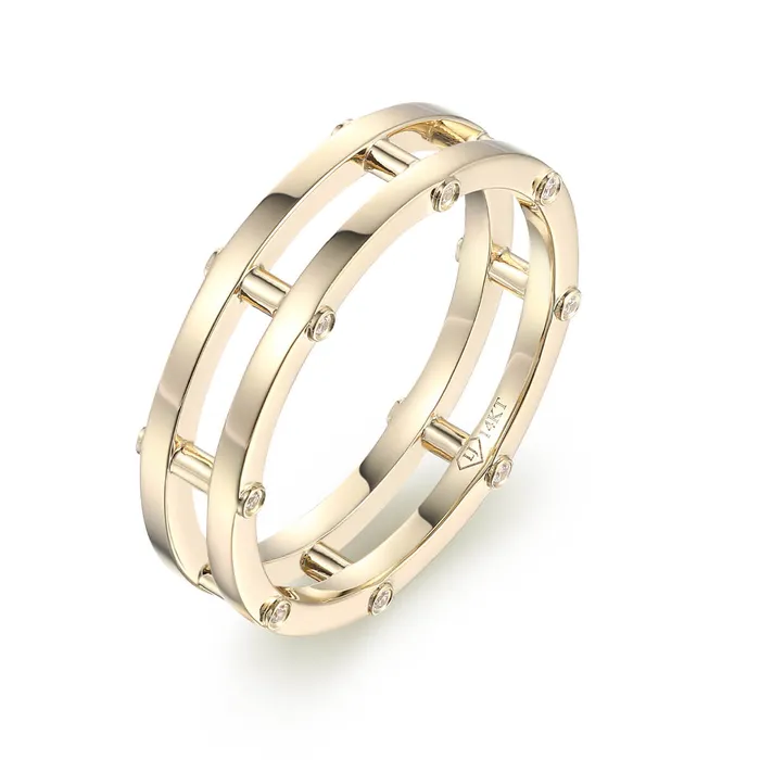 Rings LJ Diamond Bar Ring