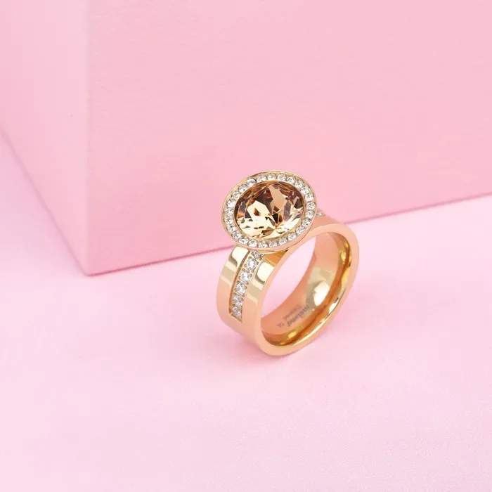 Rings Melano Melano Twisted One Step Closer Ring Set Goudkleurig