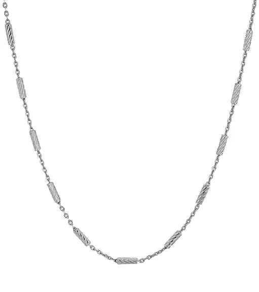 Rings Sterling Silver Tricolor 10 Twist Anklet Silver