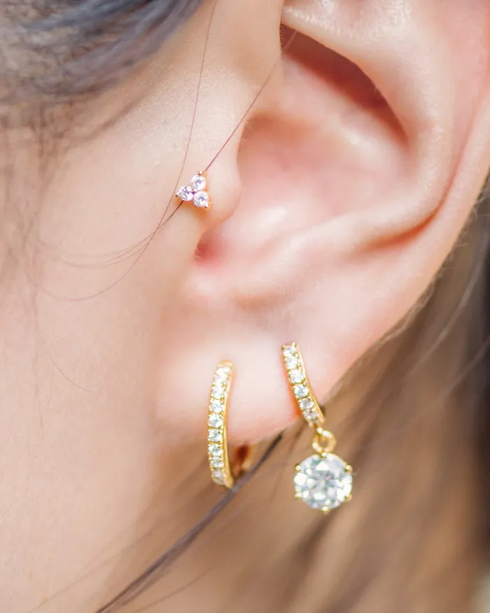 Trina Silver Studs Penny Pairs Rings Trina Silver Studs Penny Pairs Rings