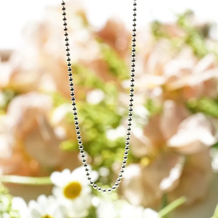 Waxing Poetic Baby Ball Chain Sterling Silver Various Lengths Necklaces